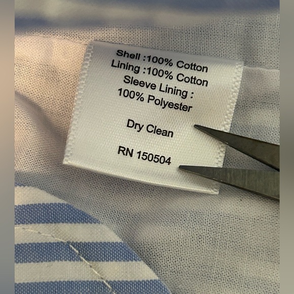 NWT SzL Classic Laura Seersucker Blazer - Picture 6 of 7